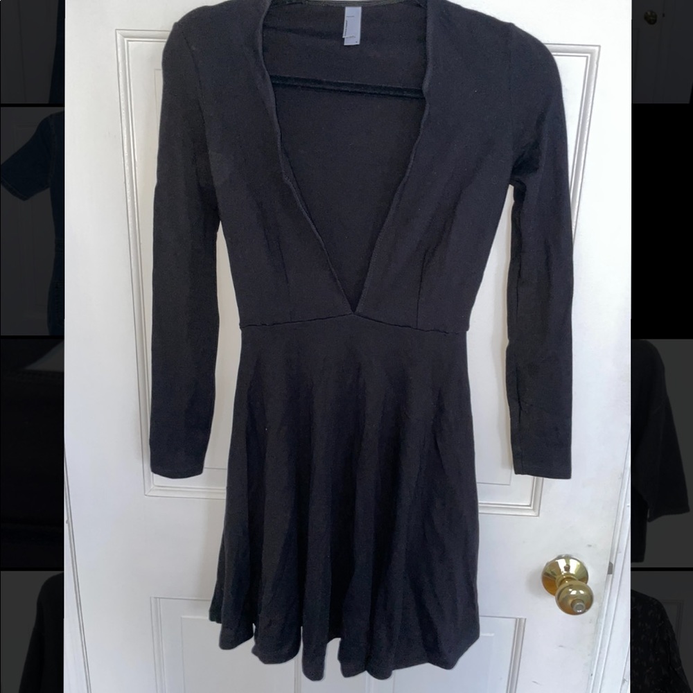 Ponte Deep-V Dress